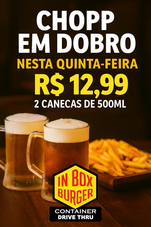 Post promocional chopp